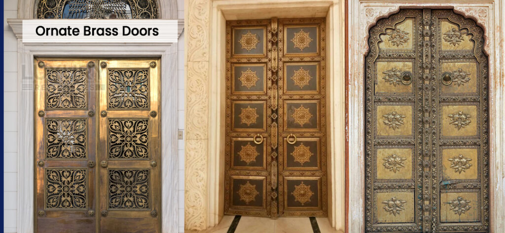 Ornate Brass Doors