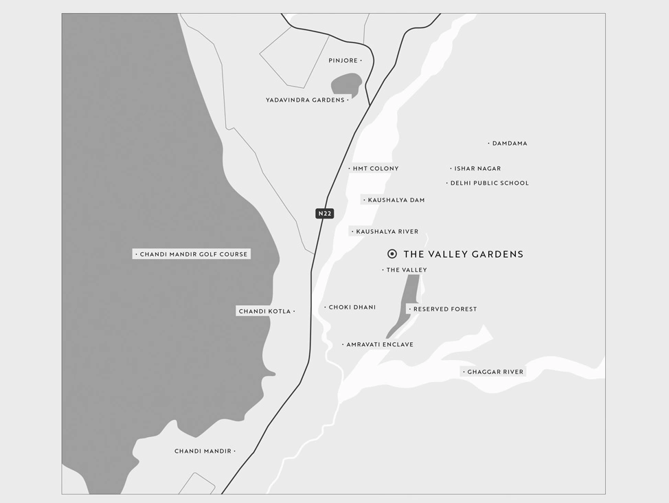 dlf valley gardens sample flat