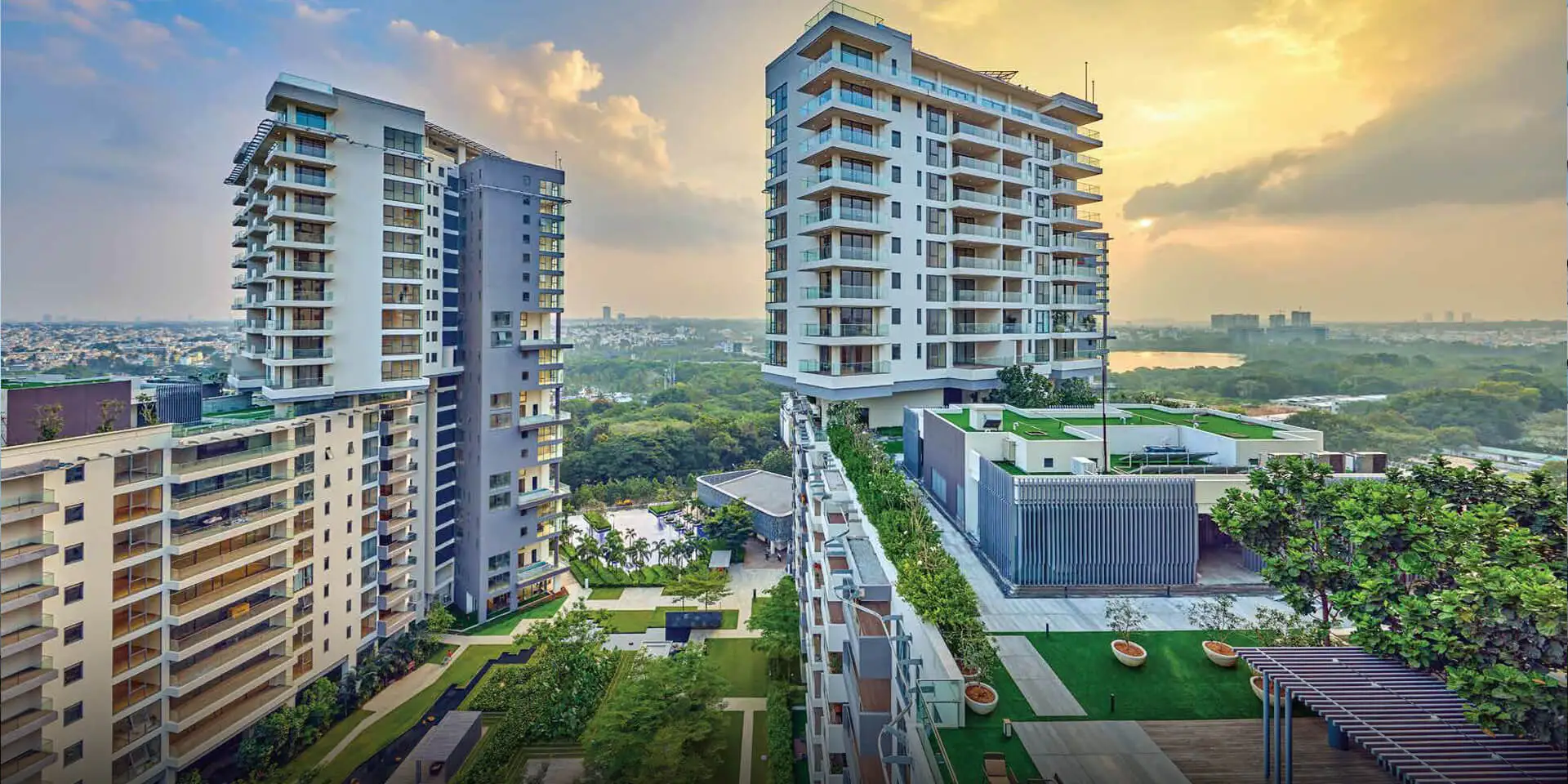 Embassy Lake Terraces in Hebbal, Airport Road, Bangalore