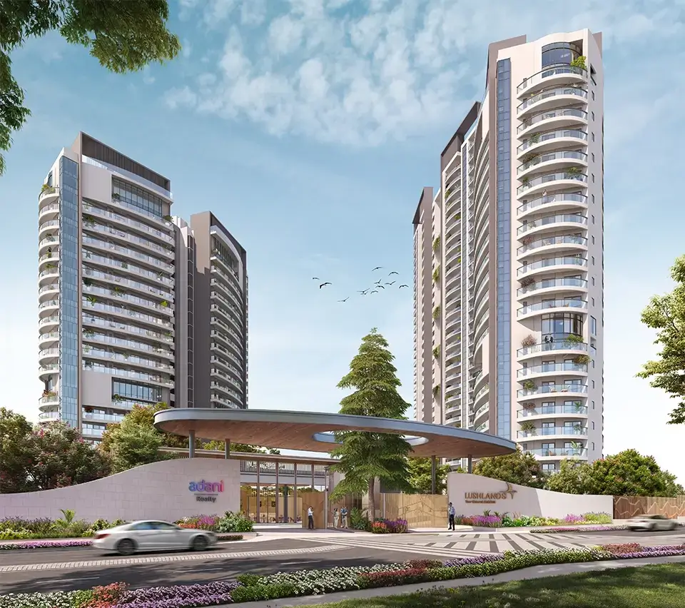 Adani Lushlands Entrence