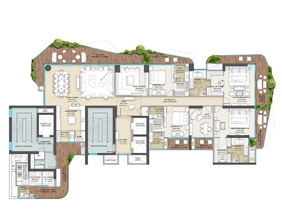 Adani Veris Floor Plan