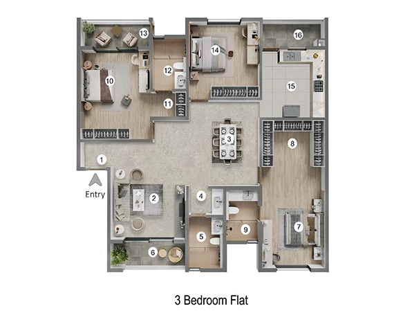 Adarsh Premia Floor Design