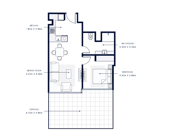 Azizi Riviera Beachfront Floor Plan