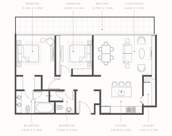Azizi Riviera Reve Floor Plan