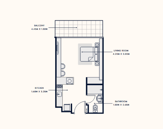 Azizi Riviera Floor Plan