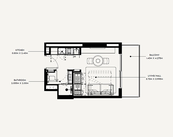 Azizi Rose Floor plan