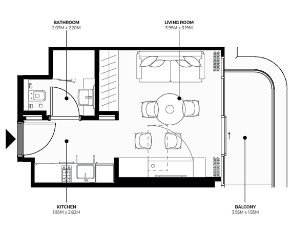 Azizi Wares Floor Plan