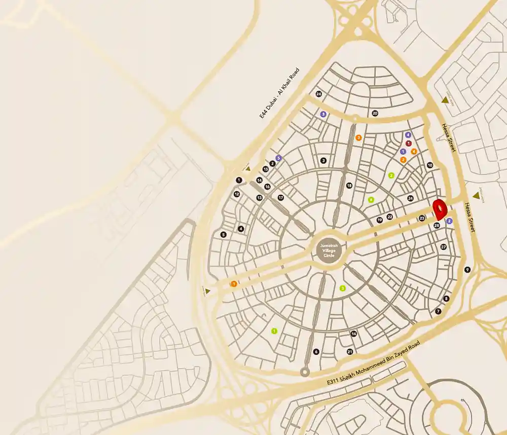 Binghatti Grove map