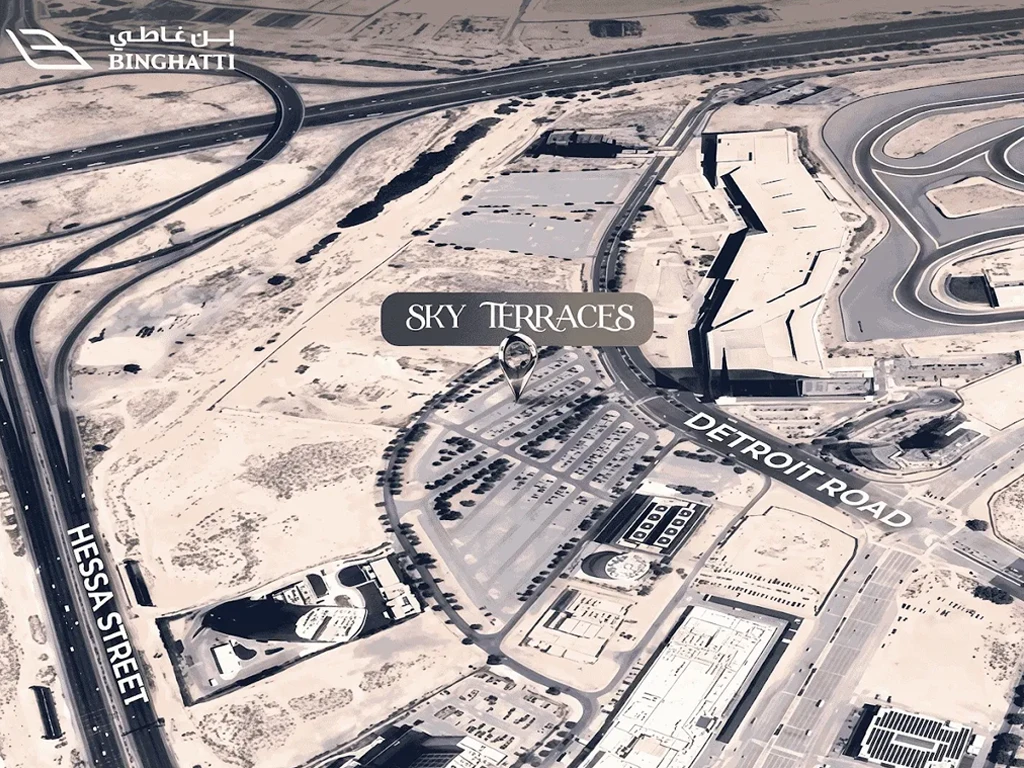 Binghatti Sky Terraces Map