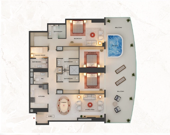 Skyblade by Binghatti Amenities
