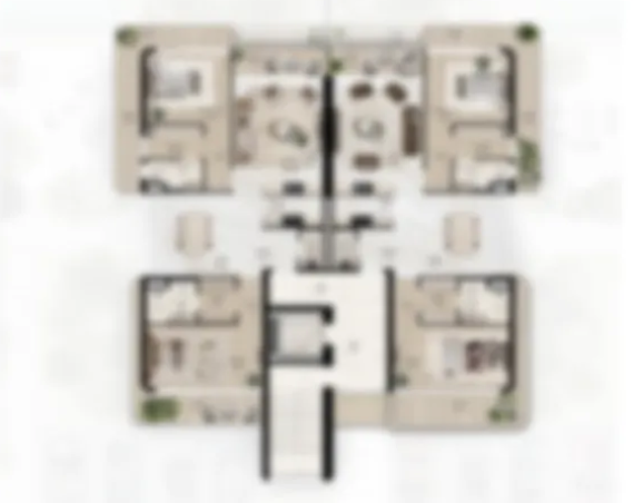 Binghatti Skyflame Floor Design