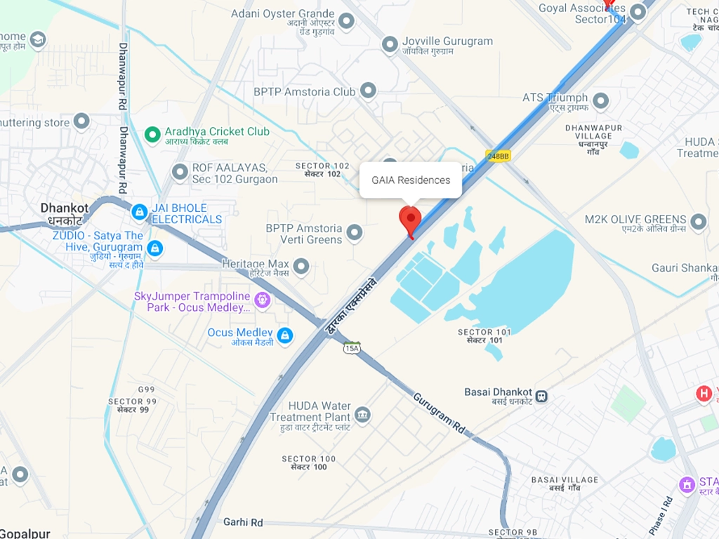 BPTP Gaia Residences rent price