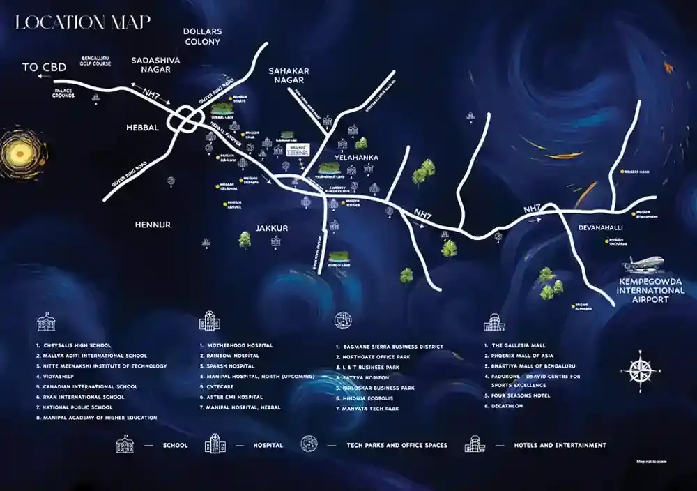 Brigade Eternia Location Map