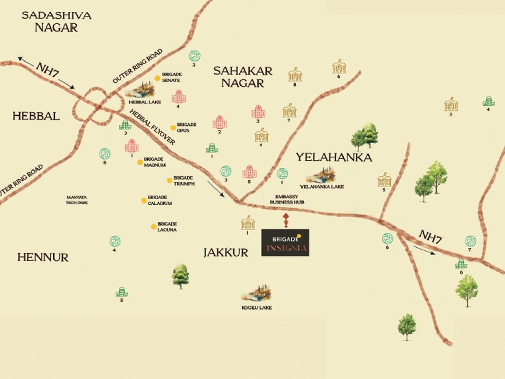 Brigade Insignia map