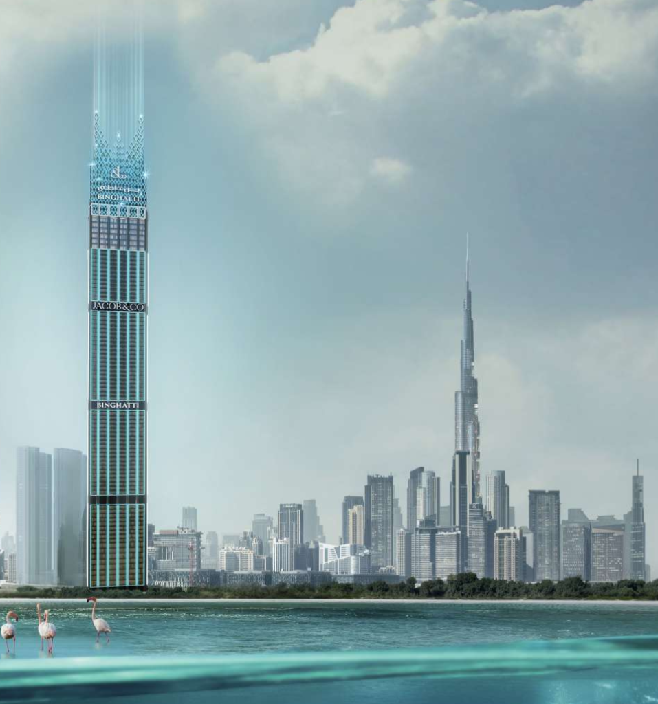 Burj Binghatti Jacob & Co Residences location