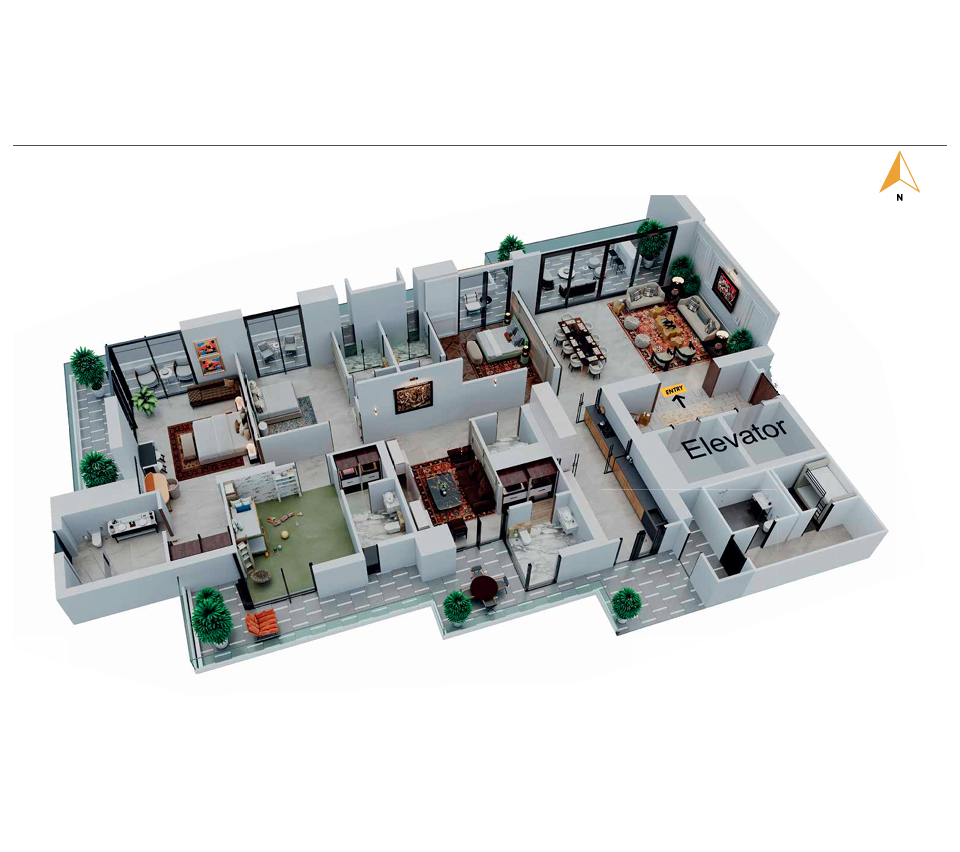 Central Park Belanova floor plan