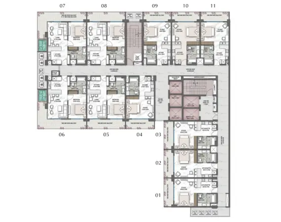 Central Park Delphine floor plan