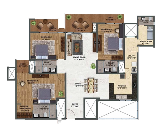 Century Renata Floor Design