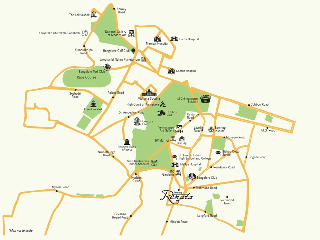 Century Renata Location Map