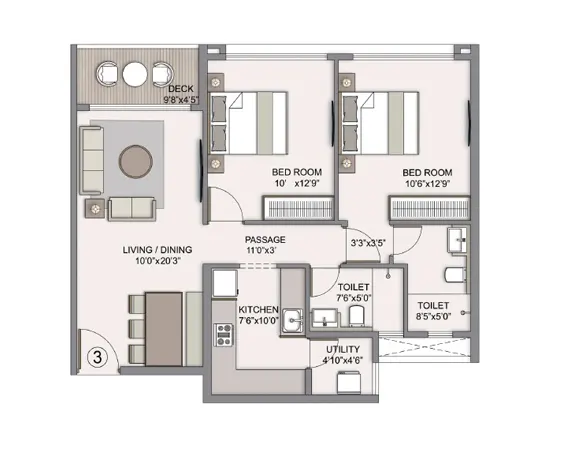 Chandak Sarvam Floor Plan