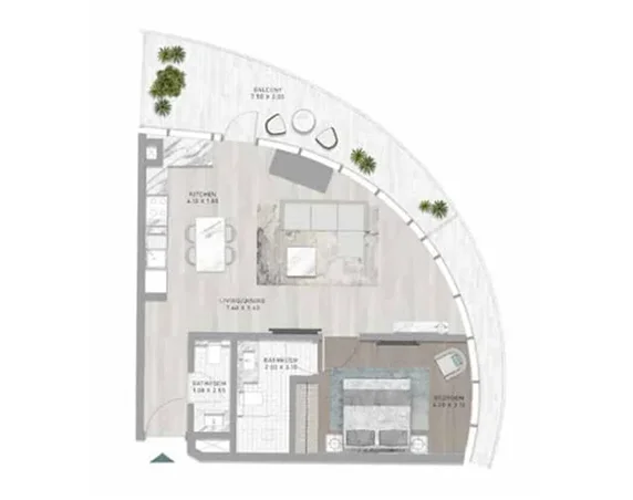 Damac Canal Heights 2 Layout