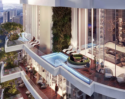 Damac Canal Heights 2 Height