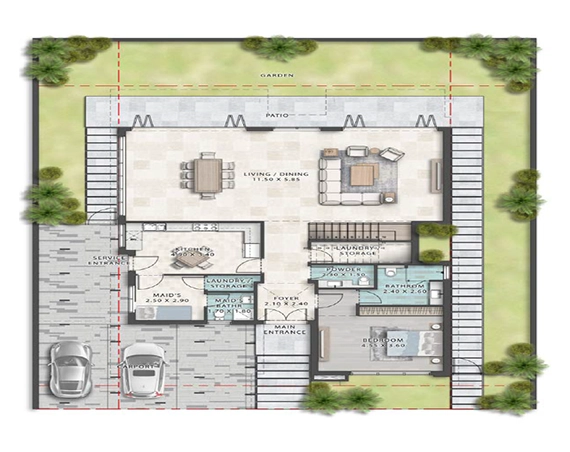 DAMAC Islands Layout