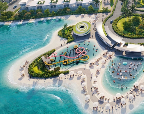 DAMAC Islands Map