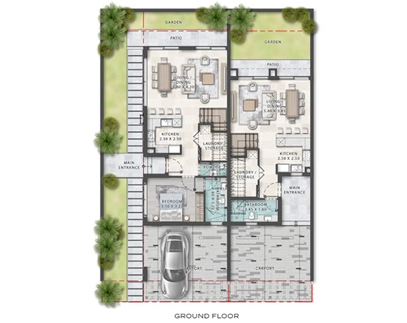 DAMAC Ivory Floor Plan