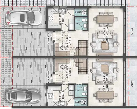 Damac Violet 4 Floor Plan