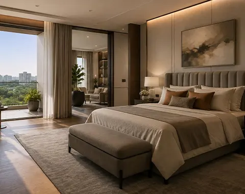 DLF The Aureva 3 bhk floor plan