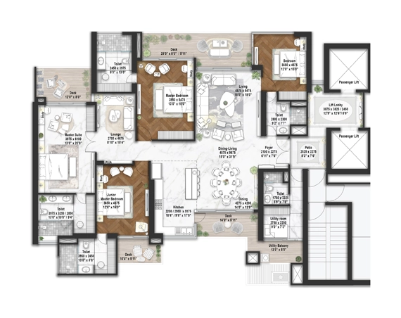 Elan The Statement Floor Design