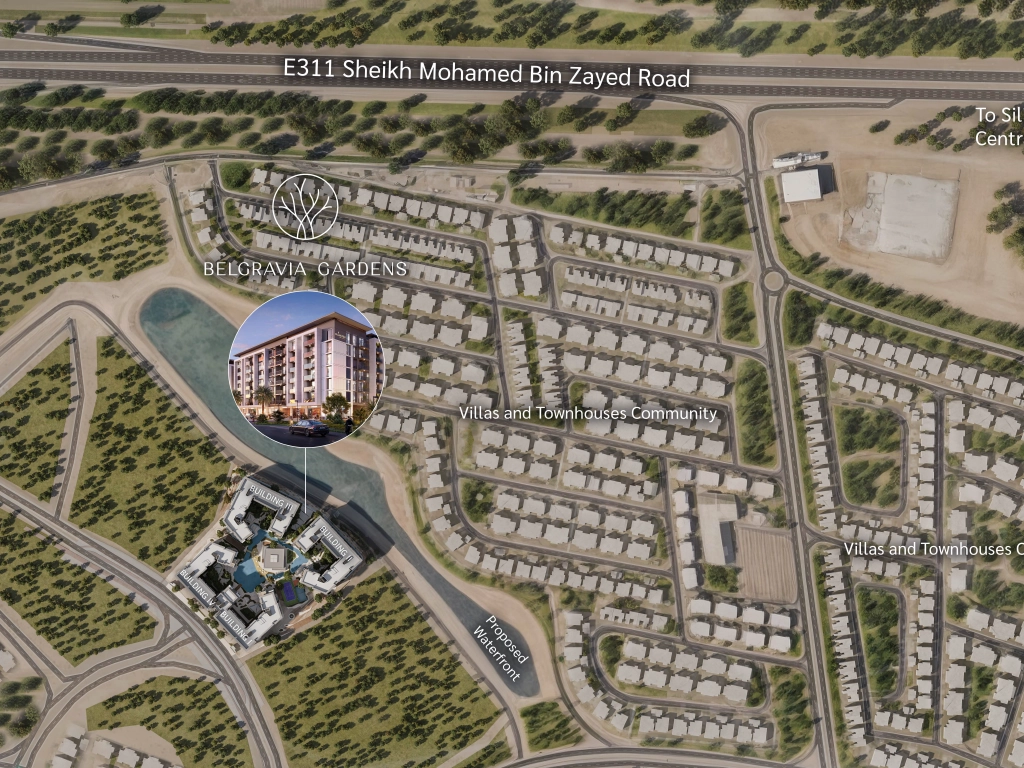 Ellington Belgravia Gardens Location Map