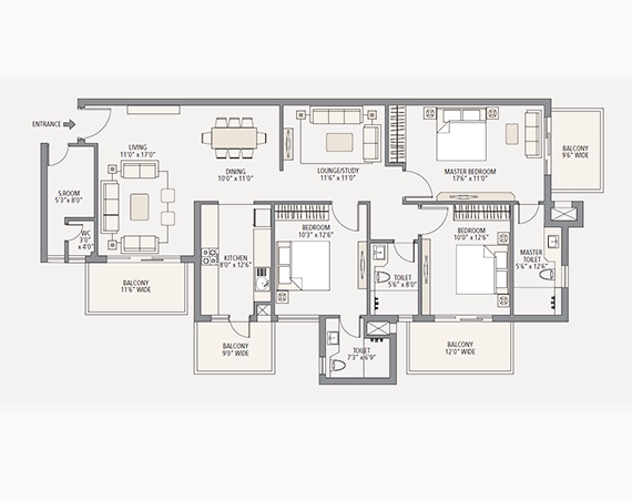 Emaar Imperial Gardens site plan