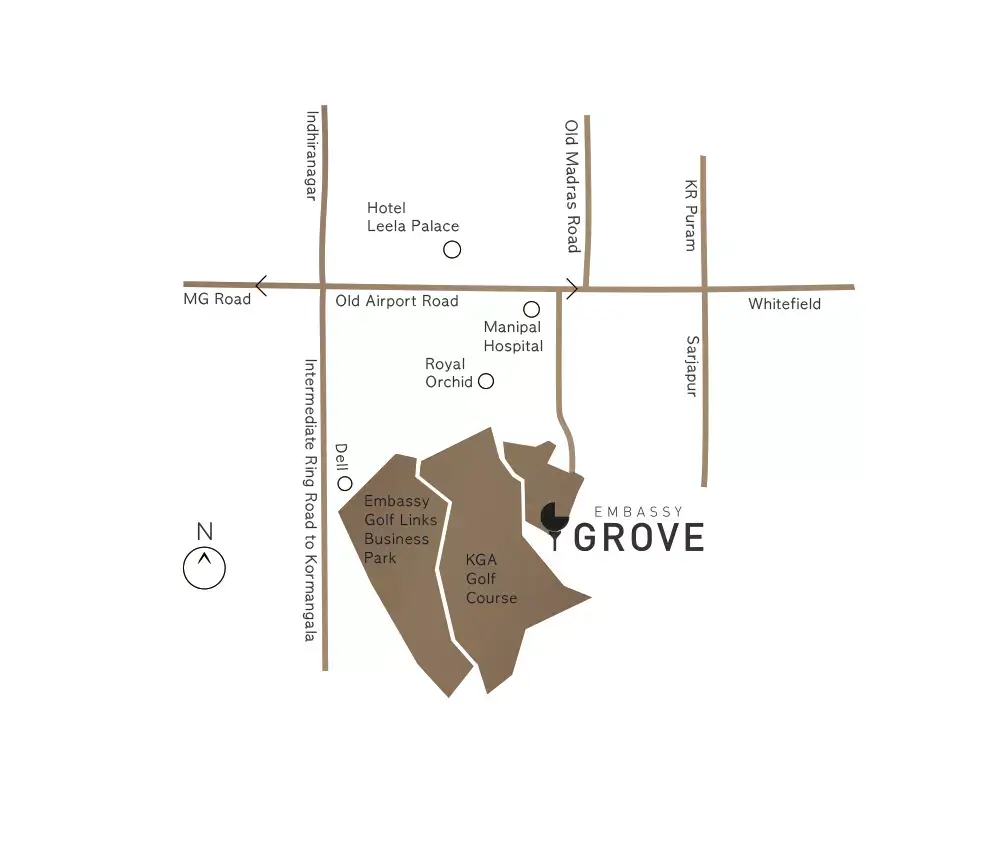 embassy grove sizes