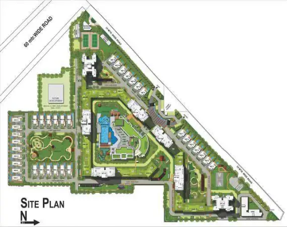 Experion Windchants site plan
