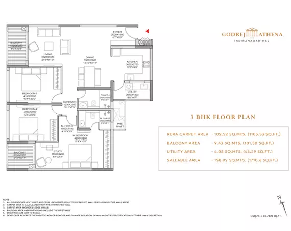 Godrej Athena Floor Plan