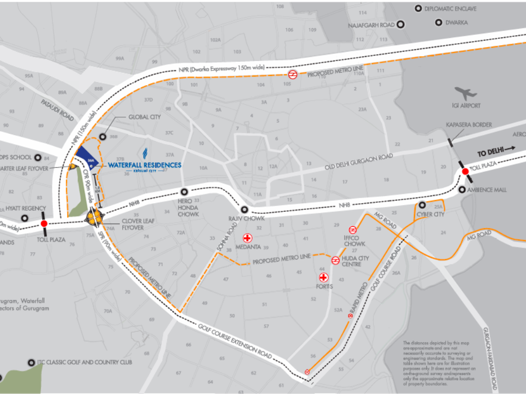 m3m mansion Location