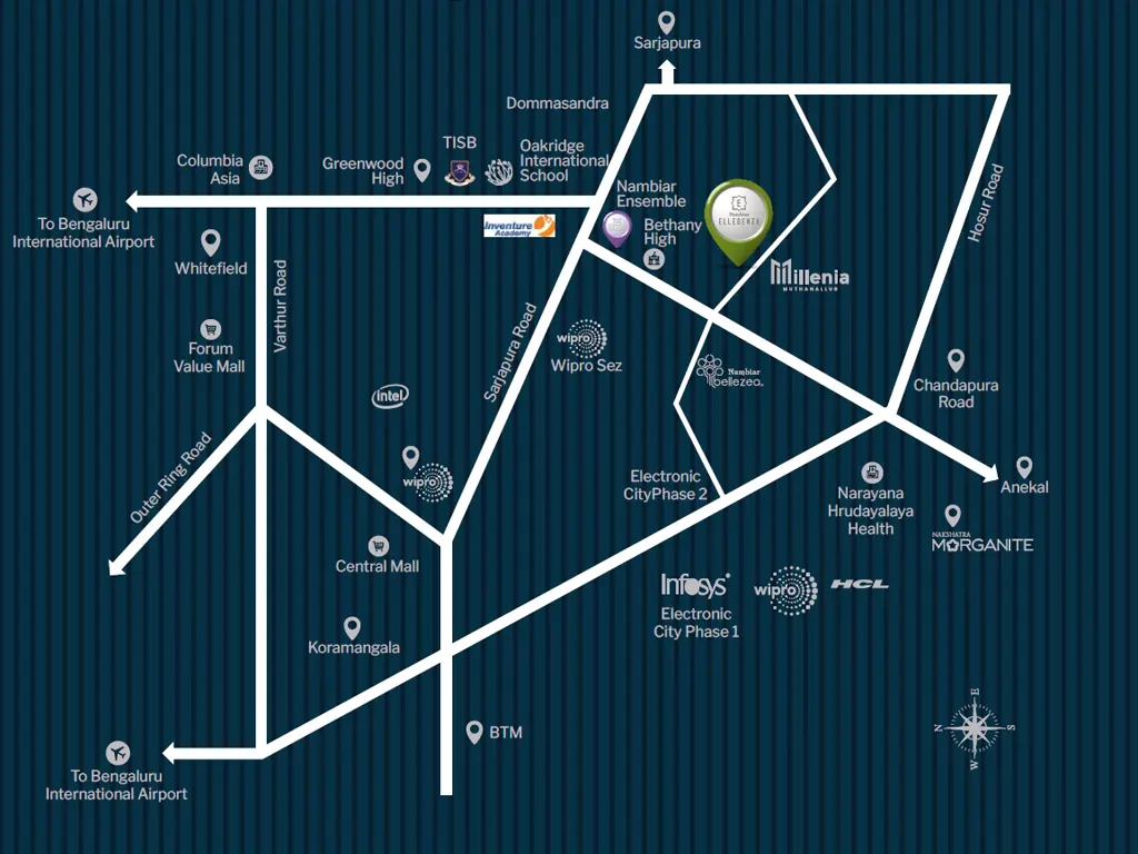 Nambiar Elleganza Directions