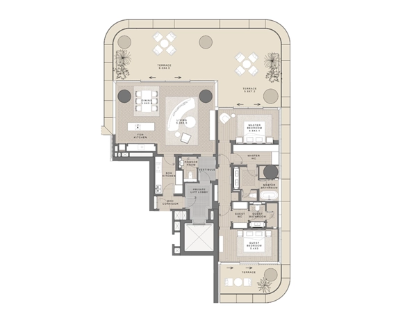 Omniyat Vela Viento Floor Design