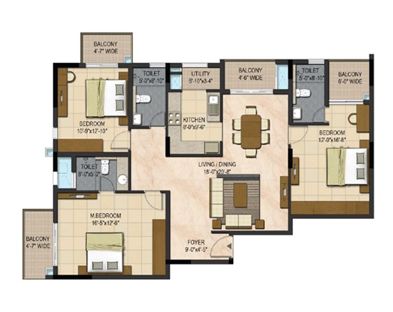 Prestige Botanique Floor Design