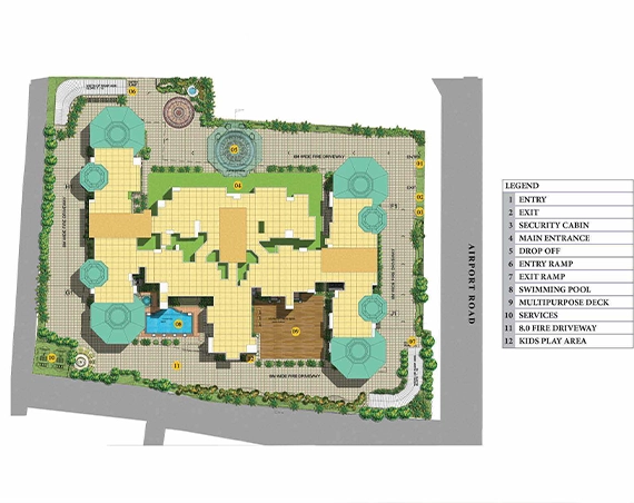 Prestige Leela Residences Floor Design