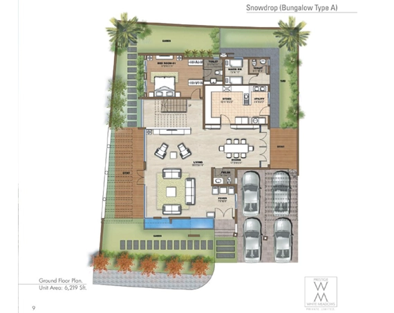 Clover Leaf at Prestige White Meadows Floor Design