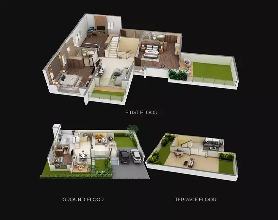 Purva Sparkling Springs Floor Plan