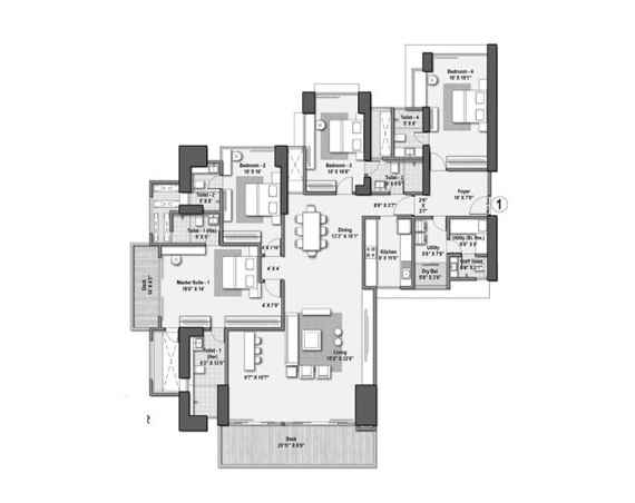 Raheja The Riviere Site Layout