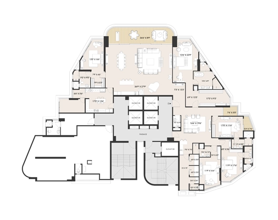 Rustomjee Cliff Tower Floor plan