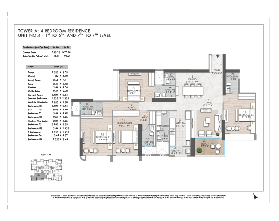 Rustomjee Verdant Vistas floor Plan