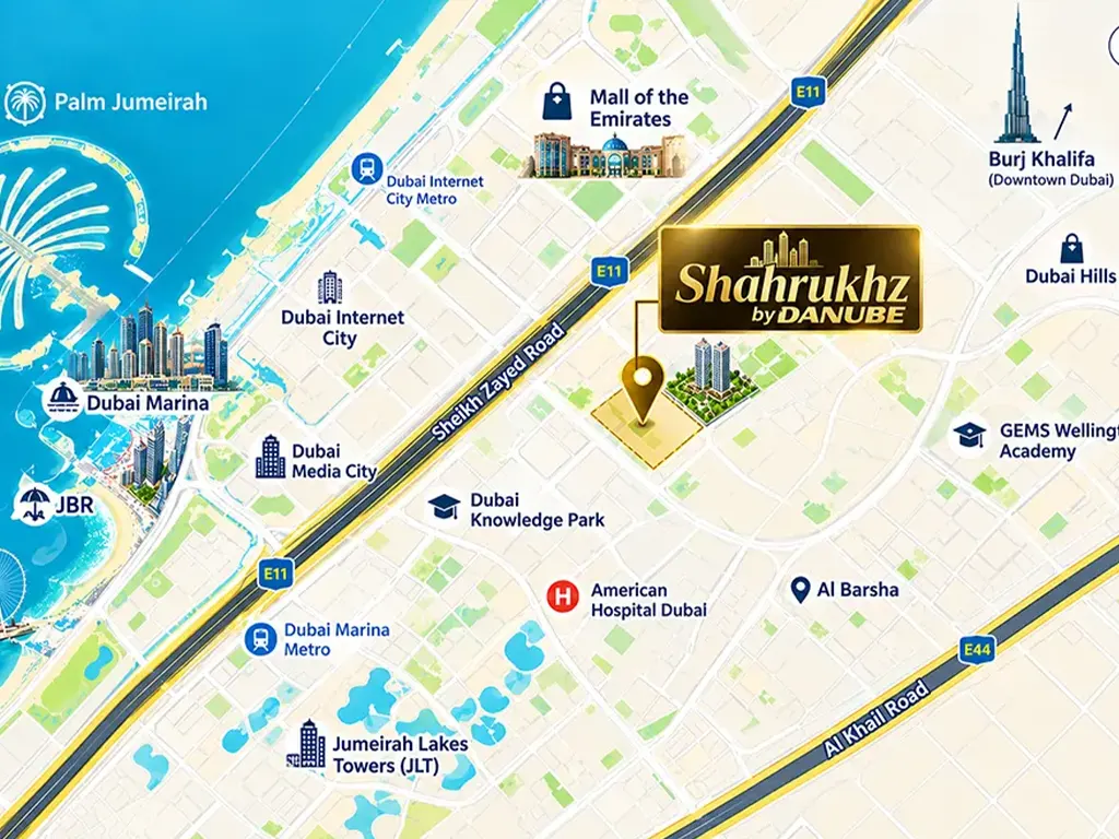 Shahrukhz Residences Directions