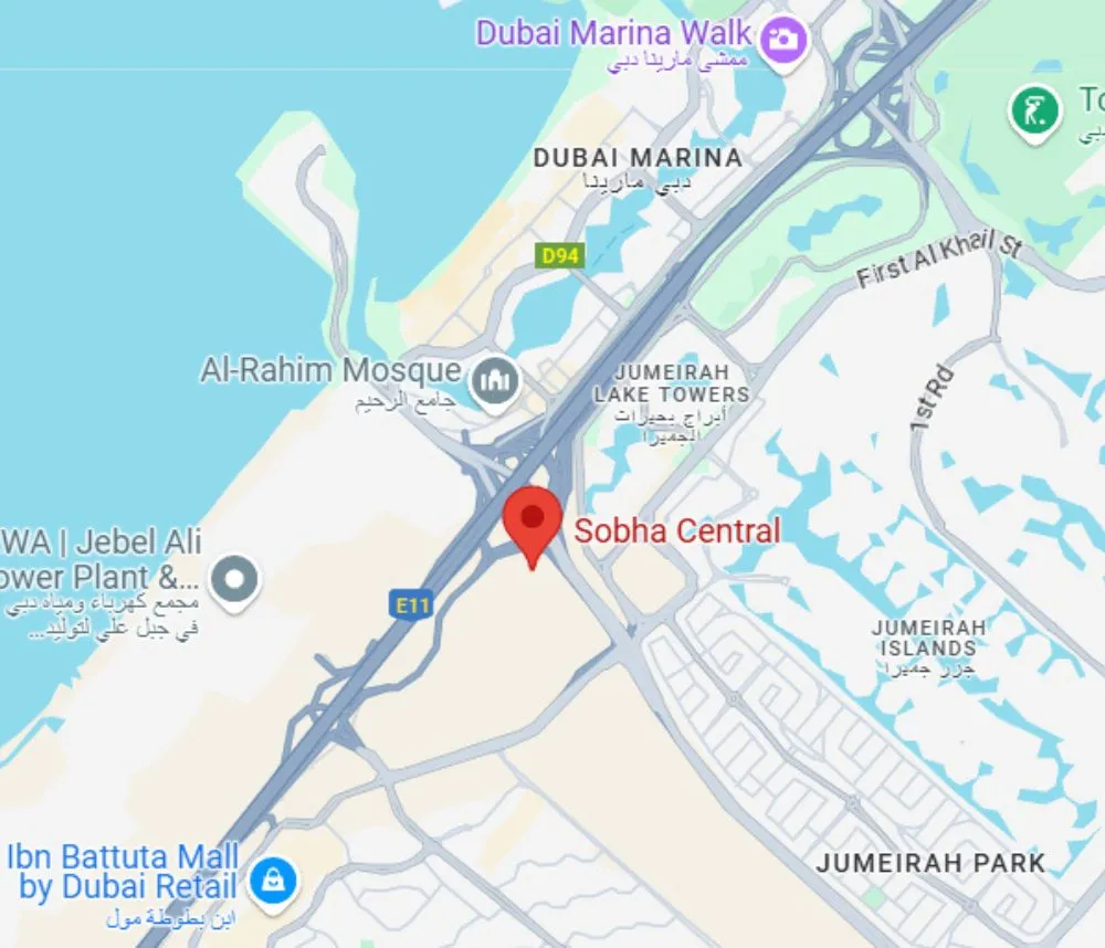 Sobha Central Dubai Price