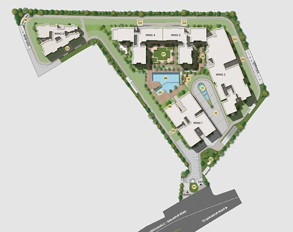 Sobha Infinia Floor Design